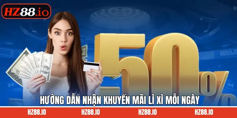 Thao tác tham gia chương trình ưu đãi tại HZ88