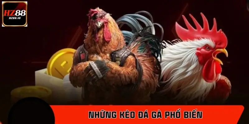 Những kèo đá gà phổ biến được sư kê lựa chọn