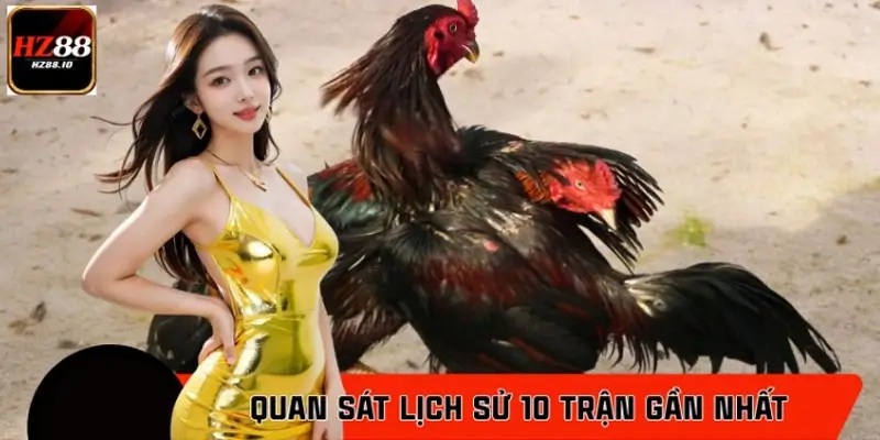 Quan sát lịch sử 10 trận gần nhất
