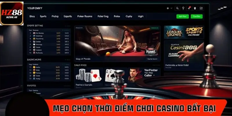 Top 4 mẹo chọn thời điểm chơi casino “bất bại” Top 4 mẹo chọn thời điểm chơi casino “bất bại”